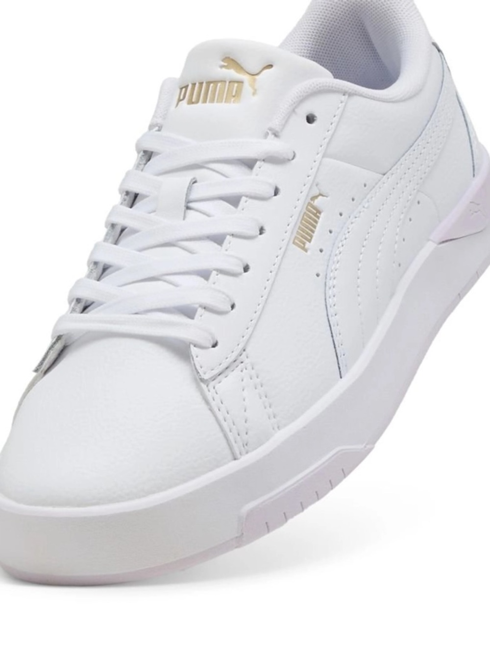 NWT Puma White Sneakers w/ Pink & Metallic(Girl) Size 13